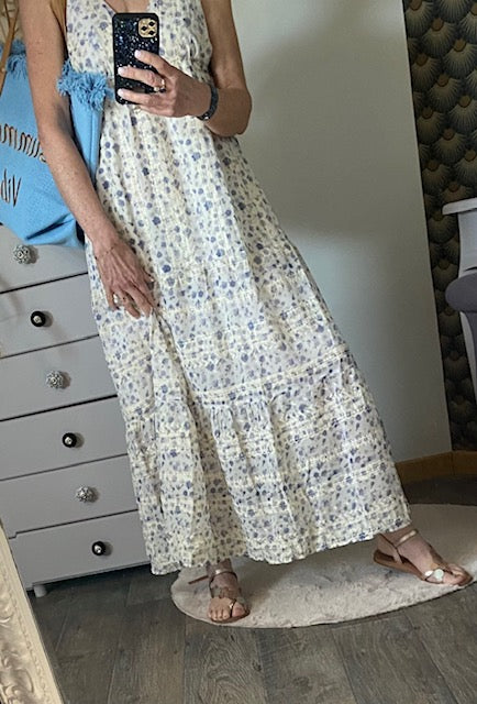 ROBE LONGUE MIA  BLEUE     36/42