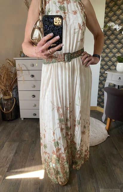 ROBE EVENEMENT  KAKI 36/42 petit 44