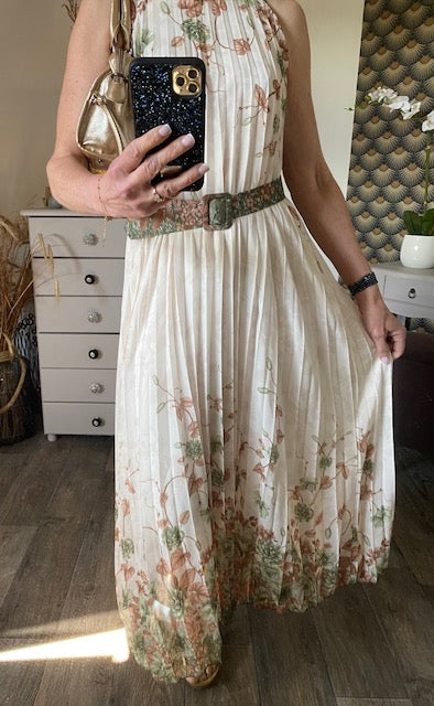 ROBE EVENEMENT  KAKI 36/42 petit 44