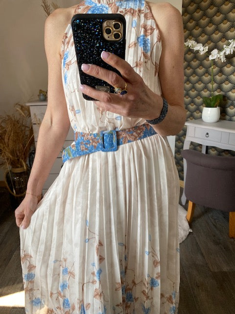 ROBE EVENEMENT  BLEUE 36/42 petit 44