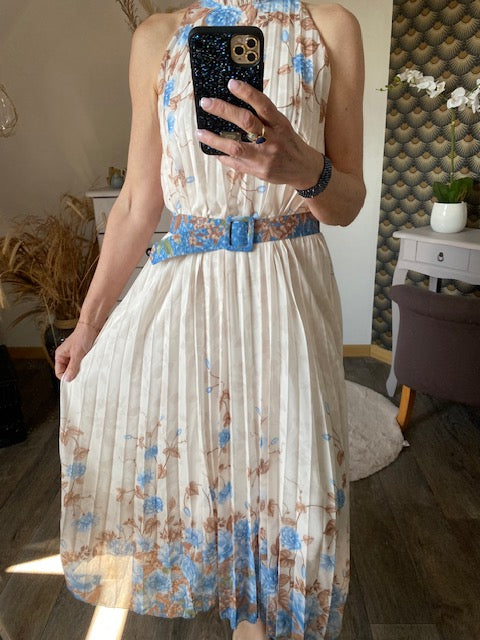 ROBE EVENEMENT  BLEUE 36/42 petit 44