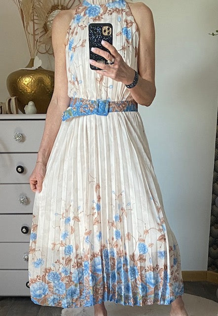 ROBE EVENEMENT  BLEUE 36/42 petit 44