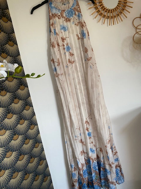 ROBE EVENEMENT  BLEUE 36/42 petit 44