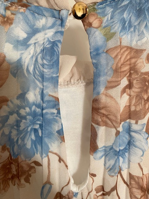 ROBE EVENEMENT  BLEUE 36/42 petit 44
