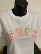 TEE SHIRT J ADORE ROSE TAILLE UNIQUE 34/40 PETIT 42