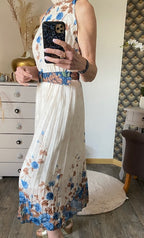 ROBE EVENEMENT  BLEUE  INDIGO  36/42 petit 44