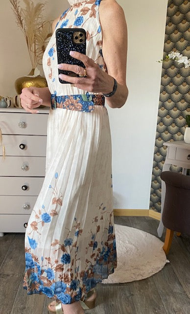 ROBE EVENEMENT  BLEUE  INDIGO  36/42 petit 44
