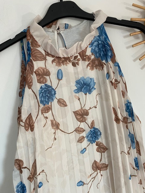 ROBE EVENEMENT  BLEUE  INDIGO  36/42 petit 44