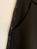 PANTALON DE FETE AVEC  BANDE SEQUINS   S/M/L/XL