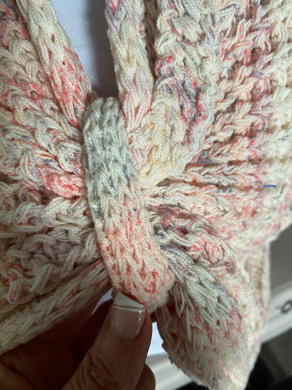 GILET NOEUD LOVENA ROSE   TU 36/44