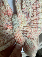 GILET NOEUD LOVENA ROSE   TU 36/44