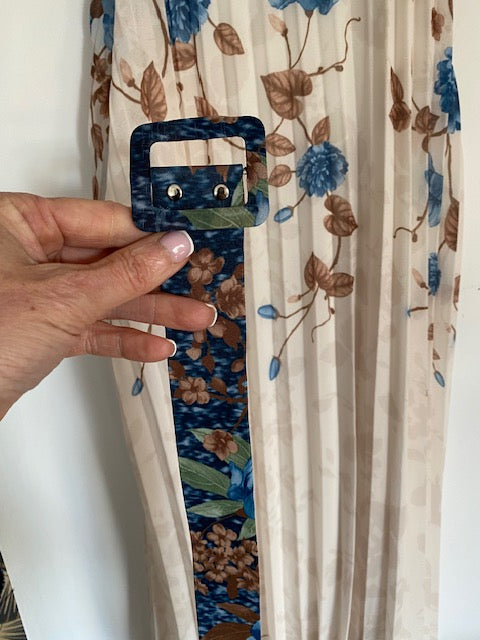 ROBE EVENEMENT  BLEUE  INDIGO  36/42 petit 44