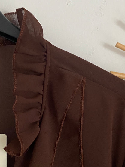 BLOUSE FROUROU  CHOCO   TU 36/42