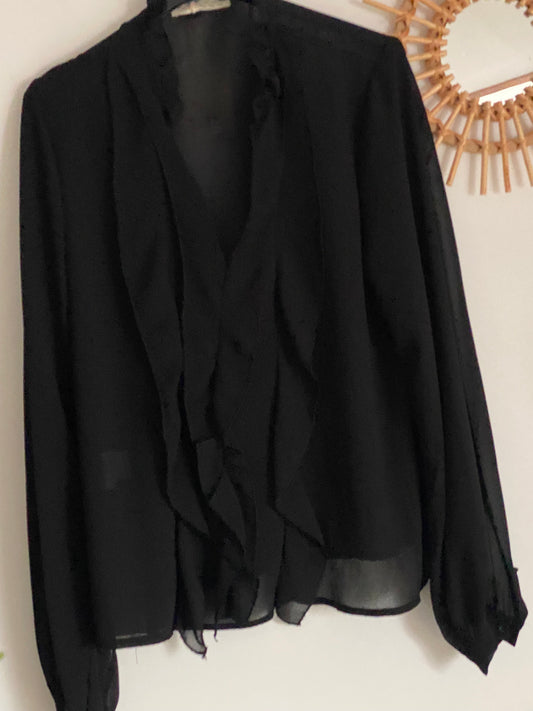 BLOUSE FROUROU NOIRE  TU 36/42
