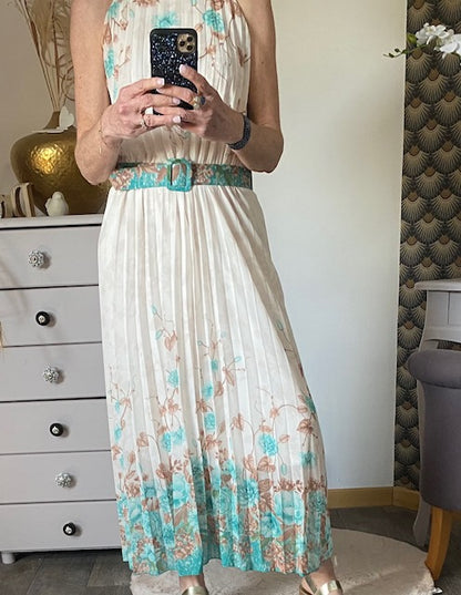 ROBE EVENEMENT  VERT D' EAU 36/42 petit 44