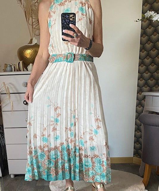 ROBE EVENEMENT  VERT D' EAU 36/42 petit 44