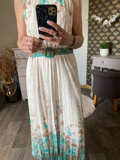 ROBE EVENEMENT  VERT D' EAU 36/42 petit 44