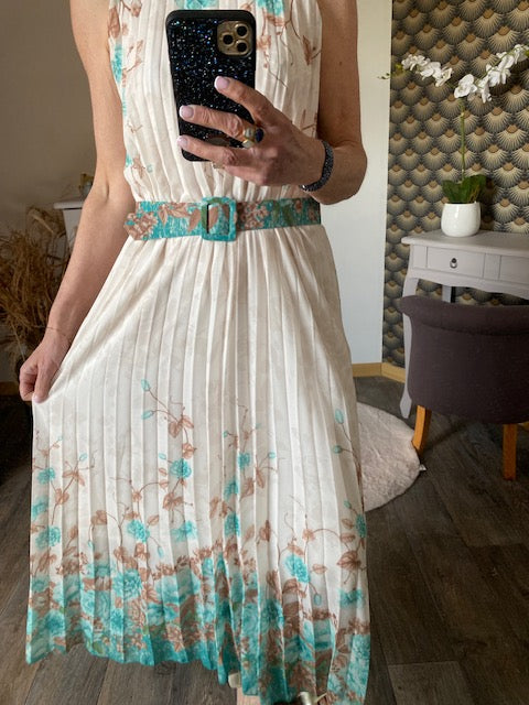 ROBE EVENEMENT  VERT D' EAU 36/42 petit 44