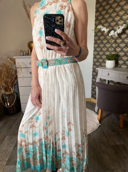 ROBE EVENEMENT  VERT D' EAU 36/42 petit 44