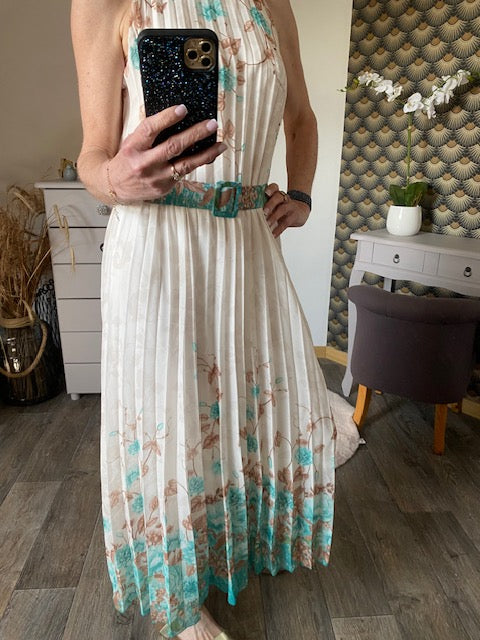 ROBE EVENEMENT  VERT D' EAU 36/42 petit 44