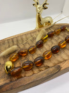 COLLIER POP CORN AMBRE