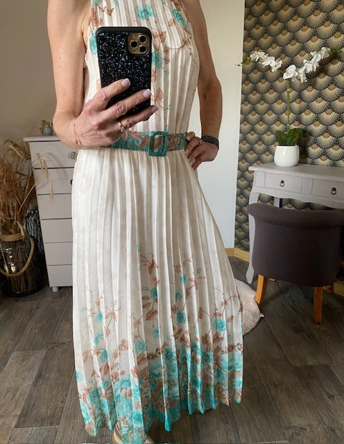 ROBE EVENEMENT  VERT D' EAU 36/42 petit 44