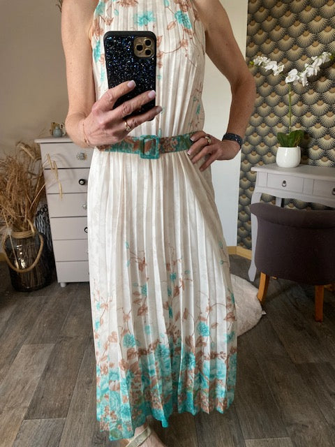 ROBE EVENEMENT  VERT D' EAU 36/42 petit 44