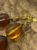 COLLIER POP CORN AMBRE