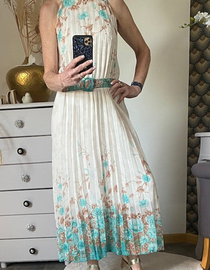 ROBE EVENEMENT  VERT D' EAU 36/42 petit 44