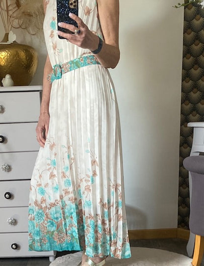 ROBE EVENEMENT  VERT D' EAU 36/42 petit 44