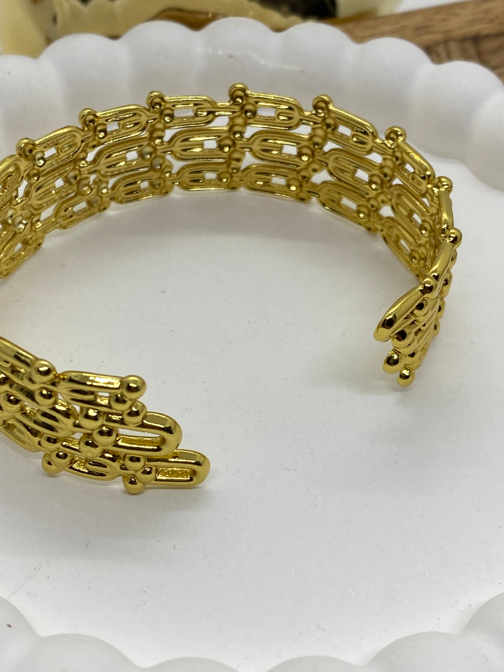 BRACELET MANCHETTE 3 ACIER INOXYDABLE