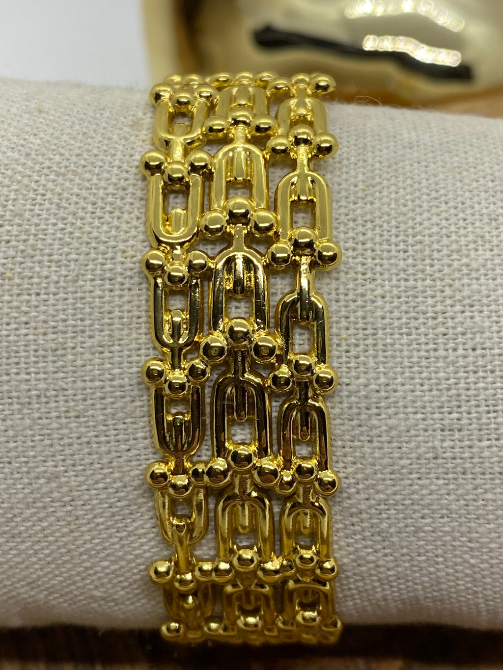 BRACELET MANCHETTE 3 ACIER INOXYDABLE