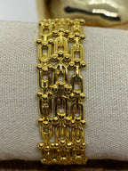 BRACELET MANCHETTE 3 ACIER INOXYDABLE