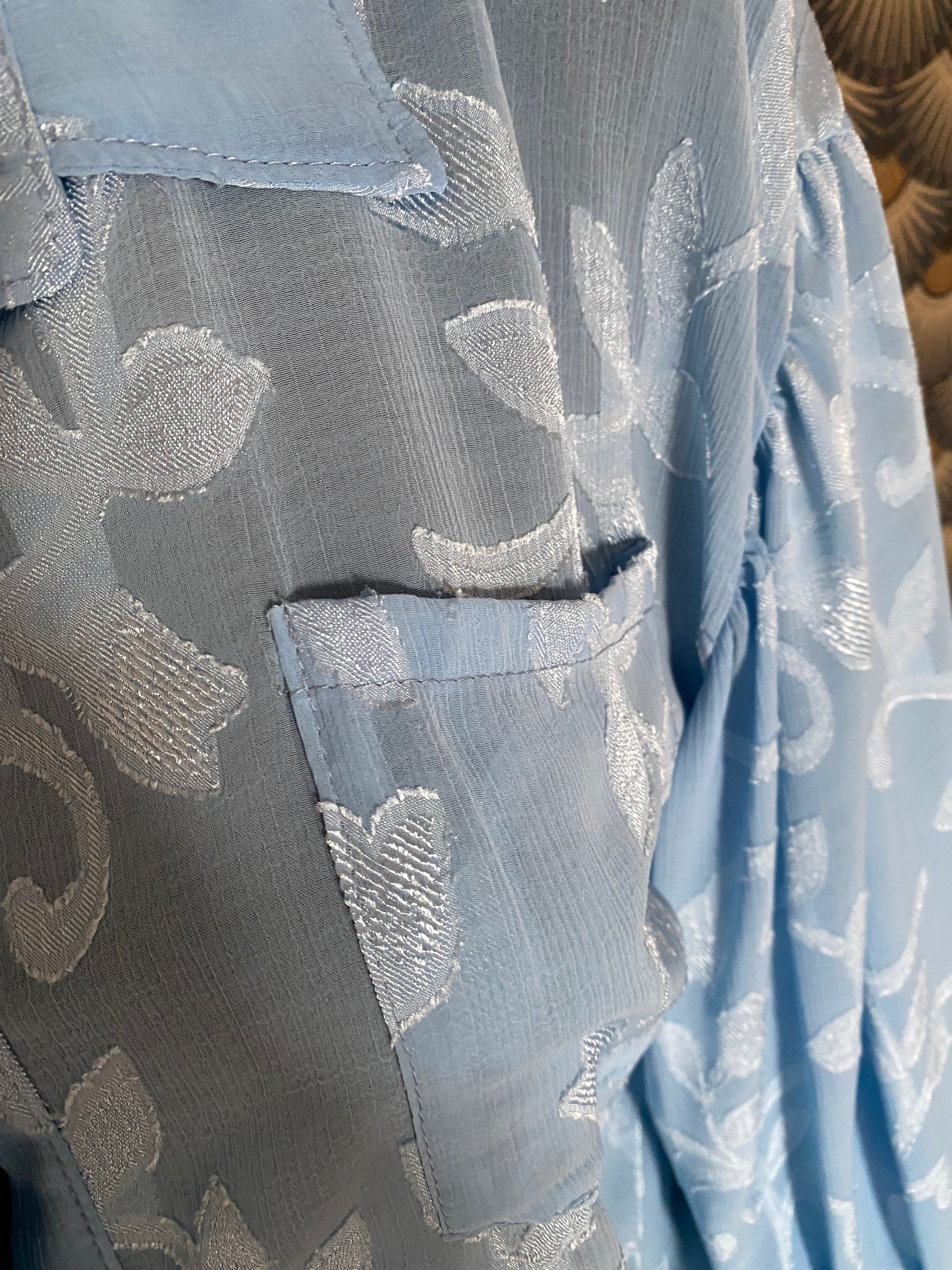 CHEMISE FLUIDE CORINNE  BLEU TU36/44
