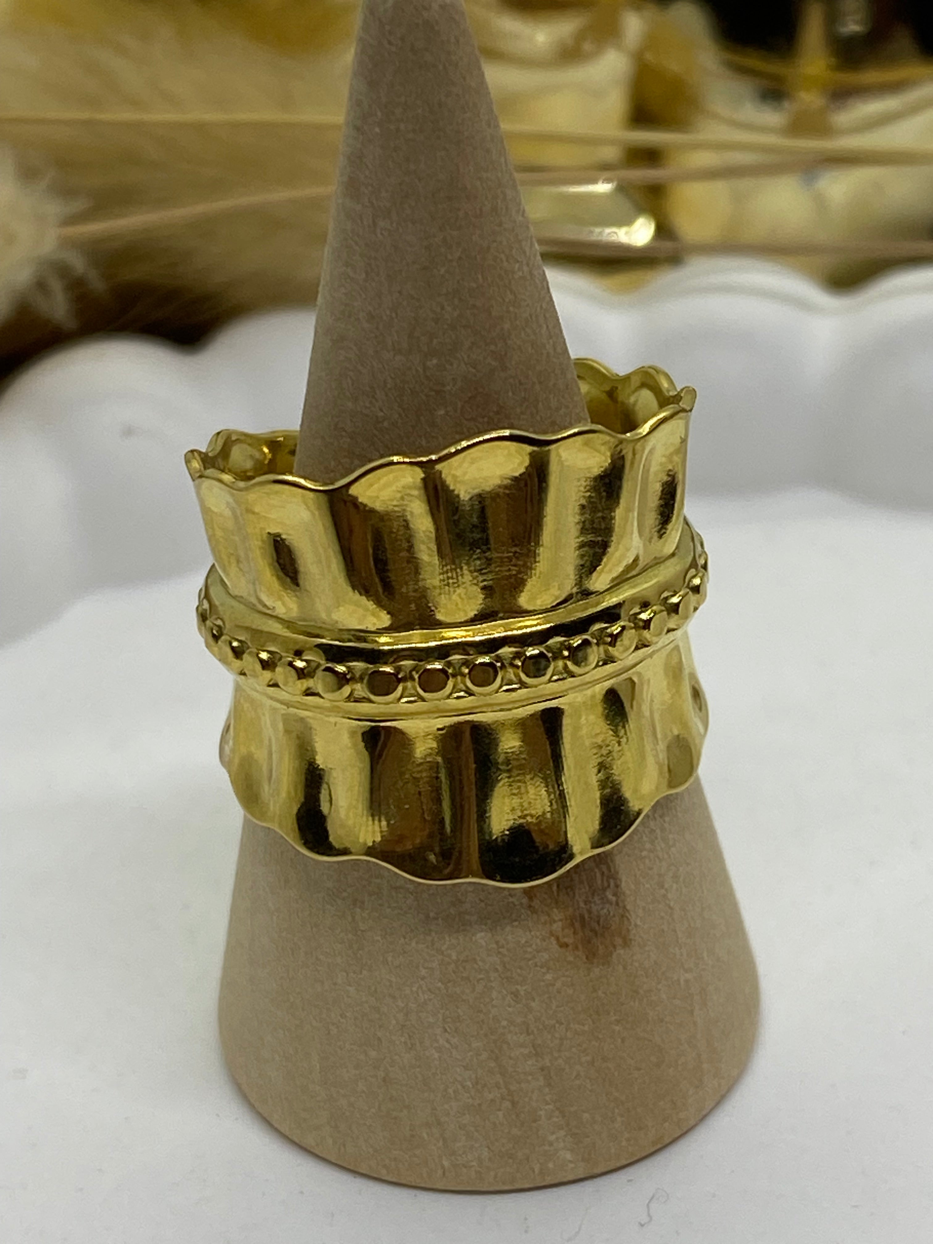 BAGUE 2 ACIER INOXYDABLE REGLABLE