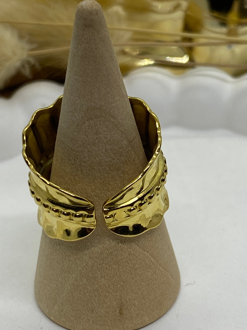 BAGUE 2 ACIER INOXYDABLE REGLABLE