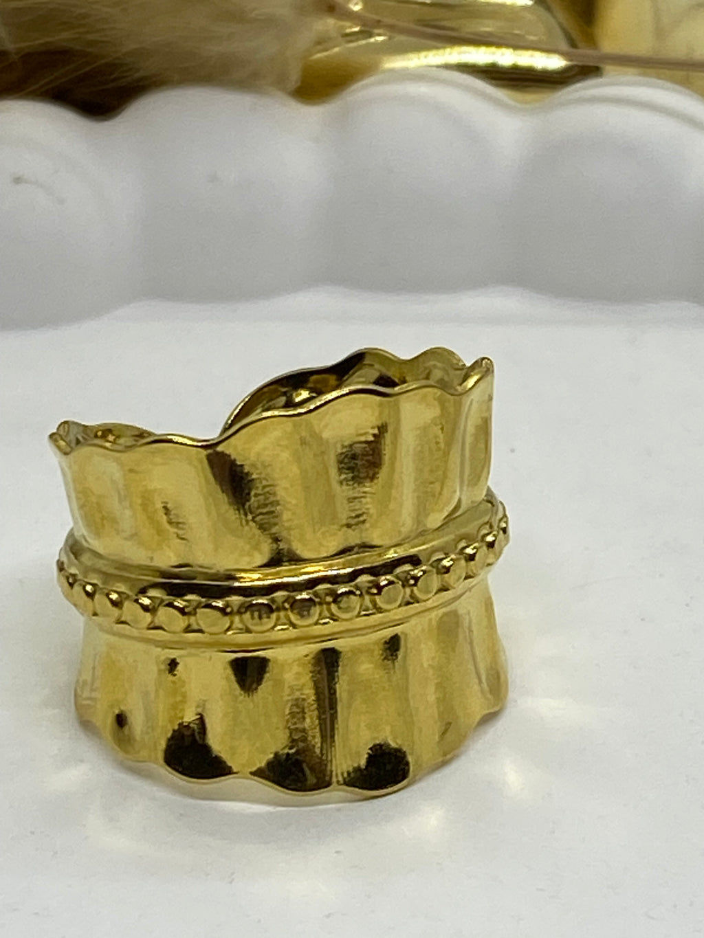 BAGUE 2 ACIER INOXYDABLE REGLABLE