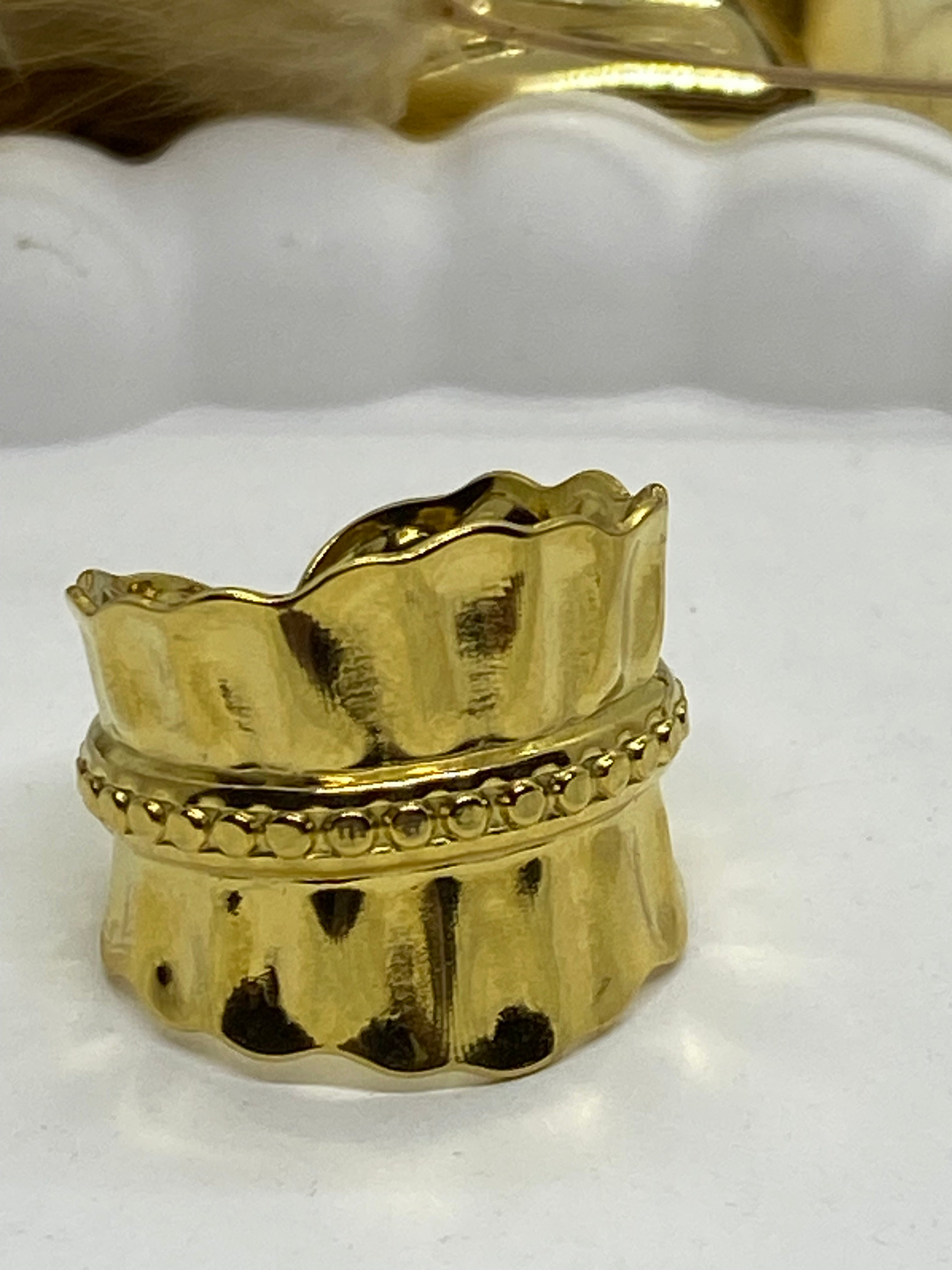 BAGUE 2 ACIER INOXYDABLE REGLABLE