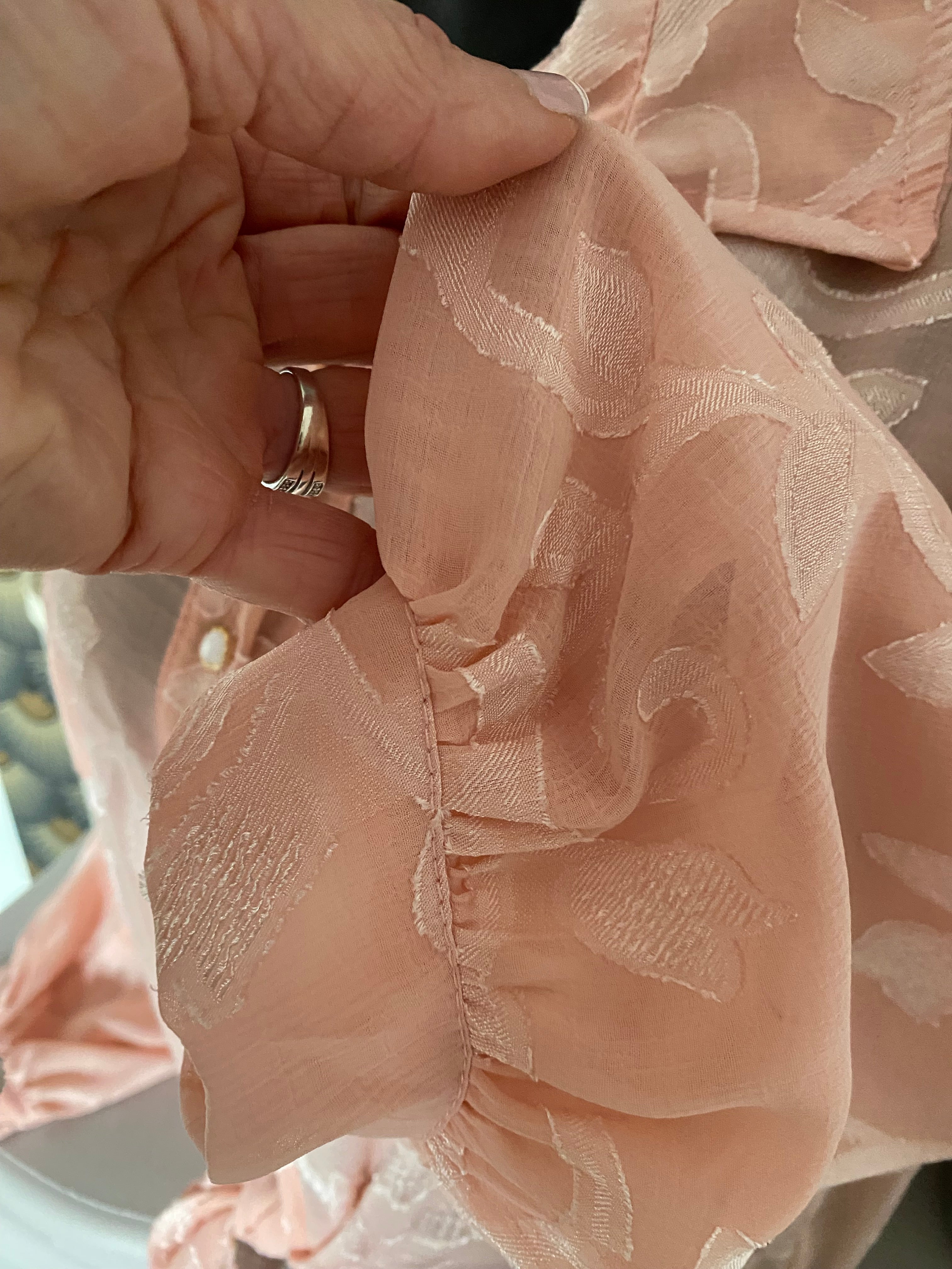 CHEMISE FLUIDE CORINNE  ROSE TU36/44