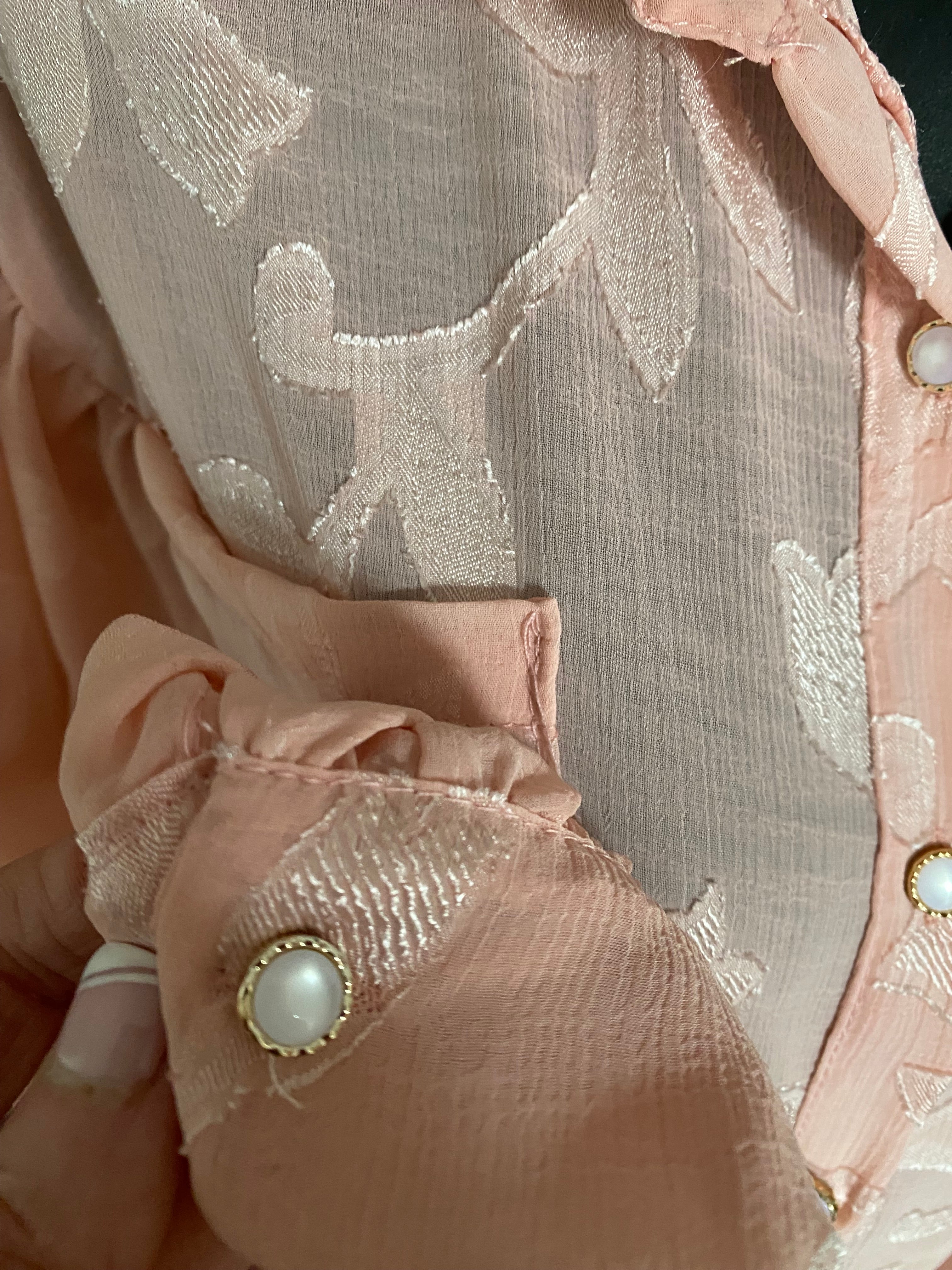 CHEMISE FLUIDE CORINNE  ROSE TU36/44