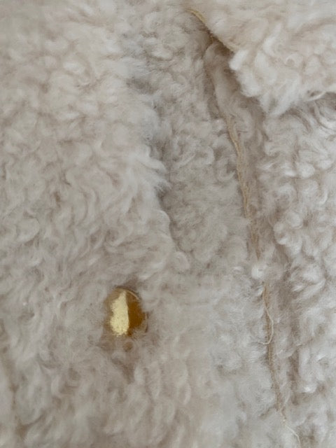 VESTE  PILOU   ECRU   TAILLE S OUM