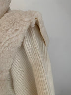 VESTE  PILOU   ECRU   TAILLE S OUM