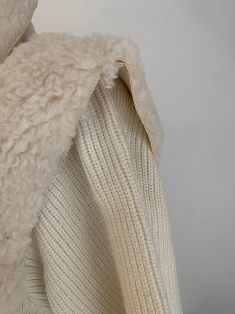 VESTE  PILOU   ECRU   TAILLE S OUM