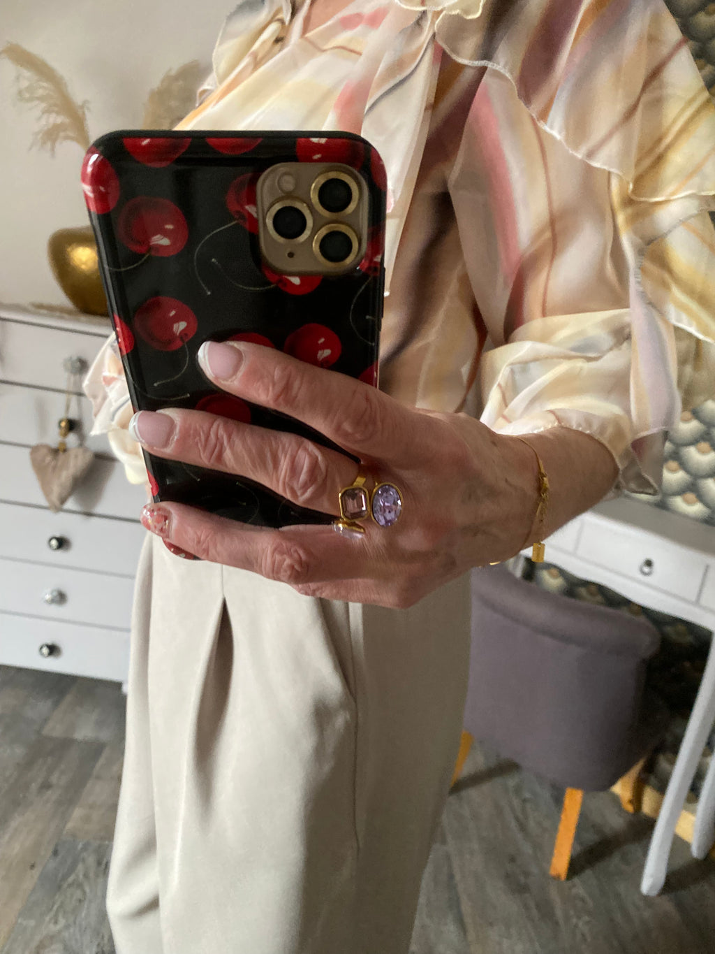 BLOUSE RAYEE JAUNE   TU 36/42