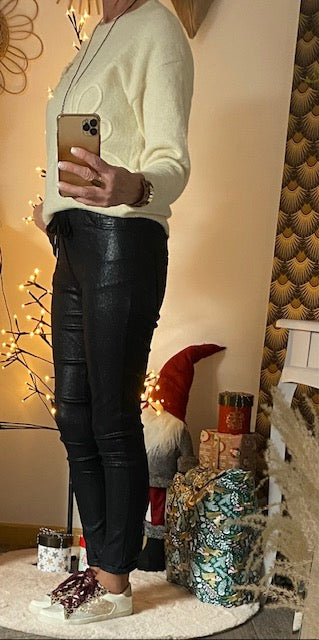 PANTALON  MOZARD BLEU MARINE  XS/S/M/L