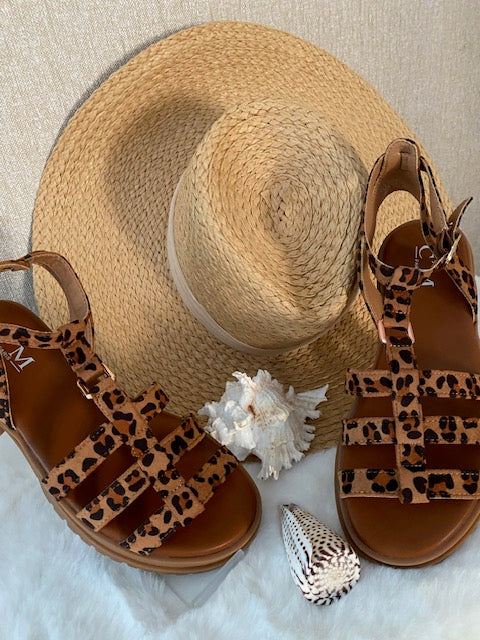 SANDALES SPARTIATES LEOPARD   36/37/38/39/40/41