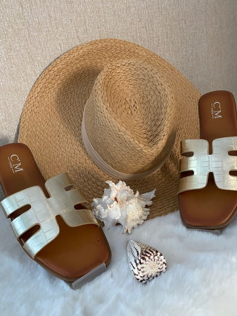 MULES DOREES   36/37/38/39/40/41