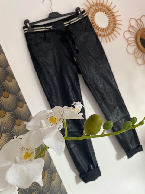 PANTALON  MOZARD BLEU MARINE  XS/S/M/L