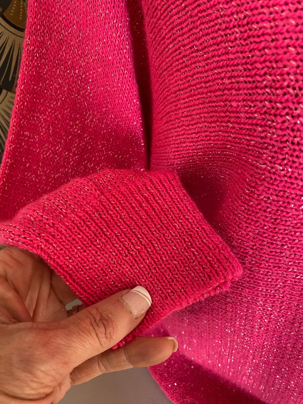 PULL FIN IRISE  FUSHIA  TU36/44 petit 46