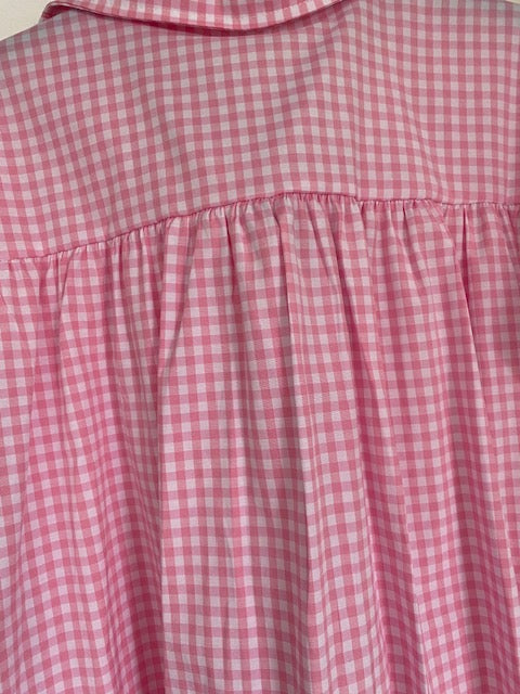 BLOUSE  VICHY   ROSE  44/48